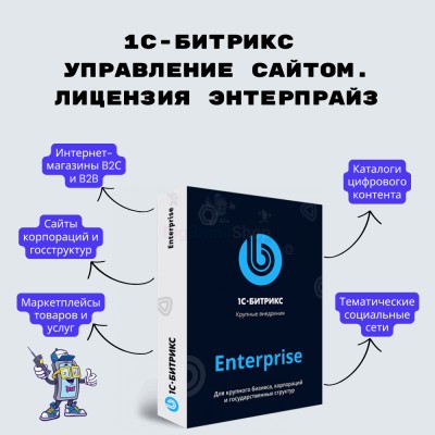 1С-Битрикс: Управление сайтом. Лицензия Энтерпрайз - купить в Каклах-Куле